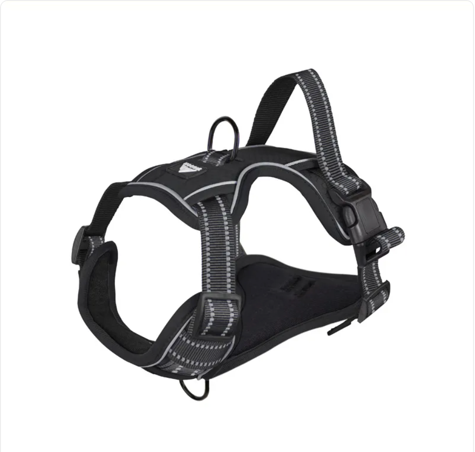 Reflective Dog Harness Durable Pet Safety Vest for Night Walks