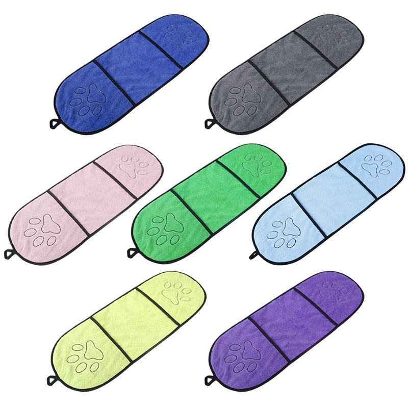 Ultra-Absorbent Microfiber Pet Towel for Dogs and Cats